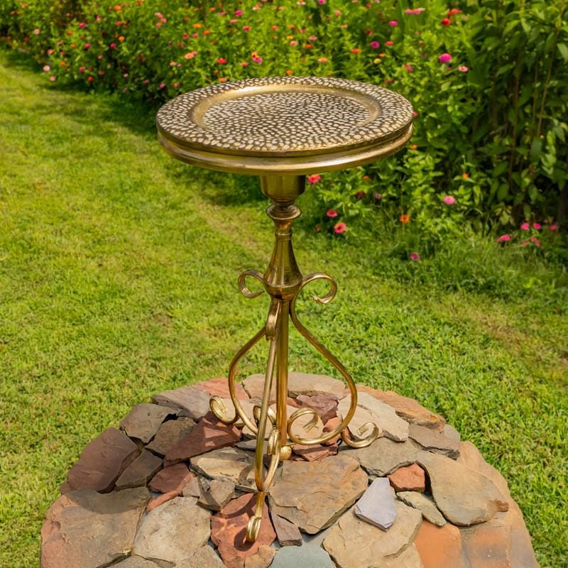 Antique Gold Plant Stand - Etsy