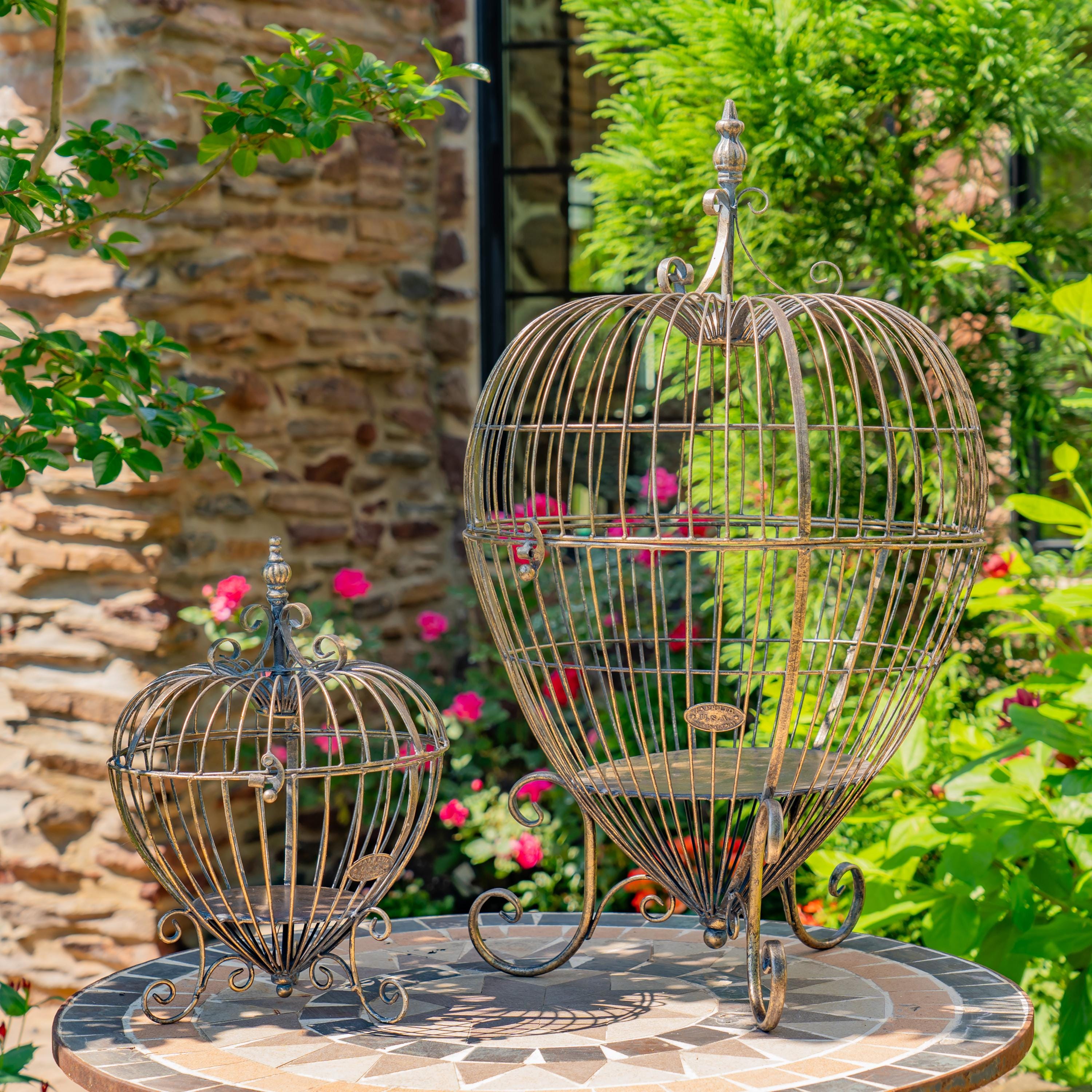 Ariyanna Heart-shaped Cage Plant Stands - Set of 2 - Color Options