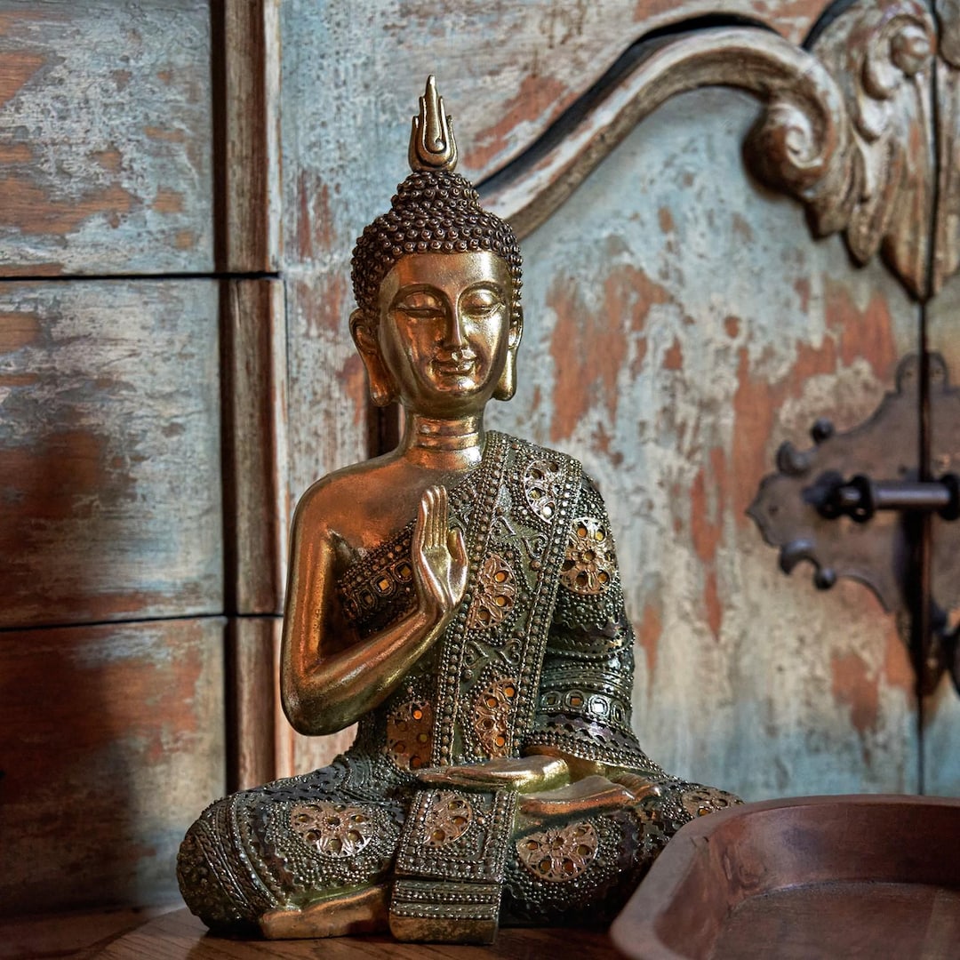 Polyresin Preaching Buddha Statue- Multiples Sizes and Options - Etsy