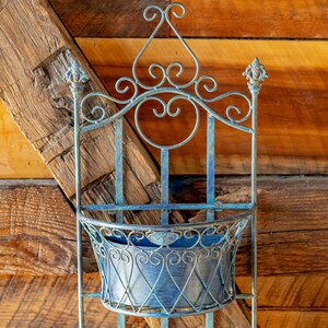 Set of 2 Dual Wall Planters With Removable Baskets "london 1820" in ...