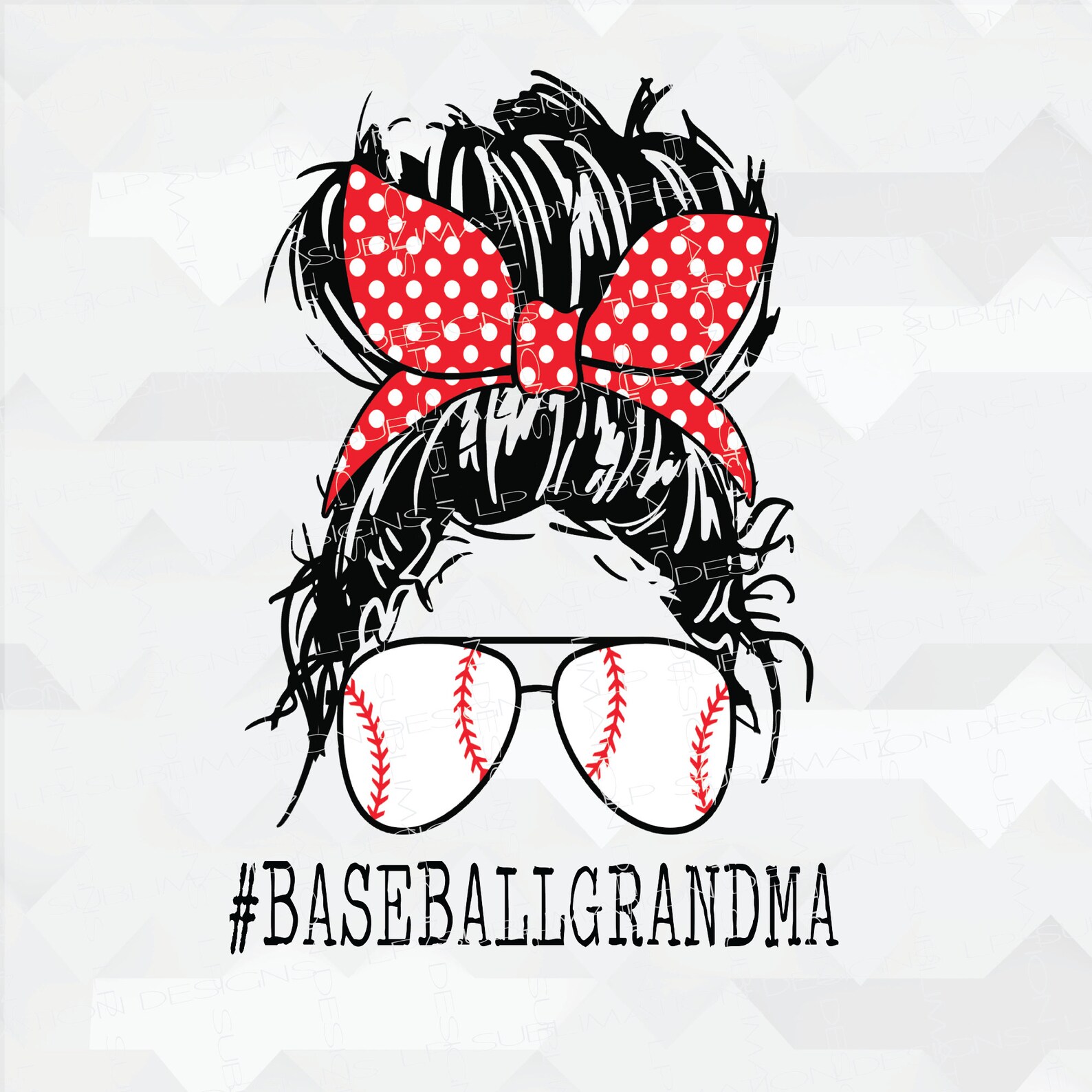Baseball Grandmother Shirt Design Sports Shirt Design Etsy