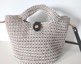 Instructies voor gehaakte tas "Lina" - schoudertas - handgemaakt - DIY