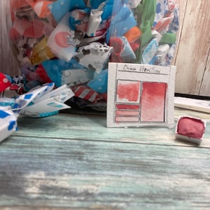 Chinese Vermillion Handmade Watercolor - Half Pan