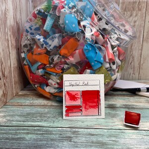 Napthol Red Handmade Watercolor - Half Pan