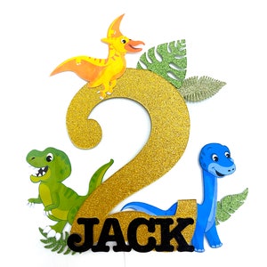 large dinosaur cake topper multilayers birthday party personalised