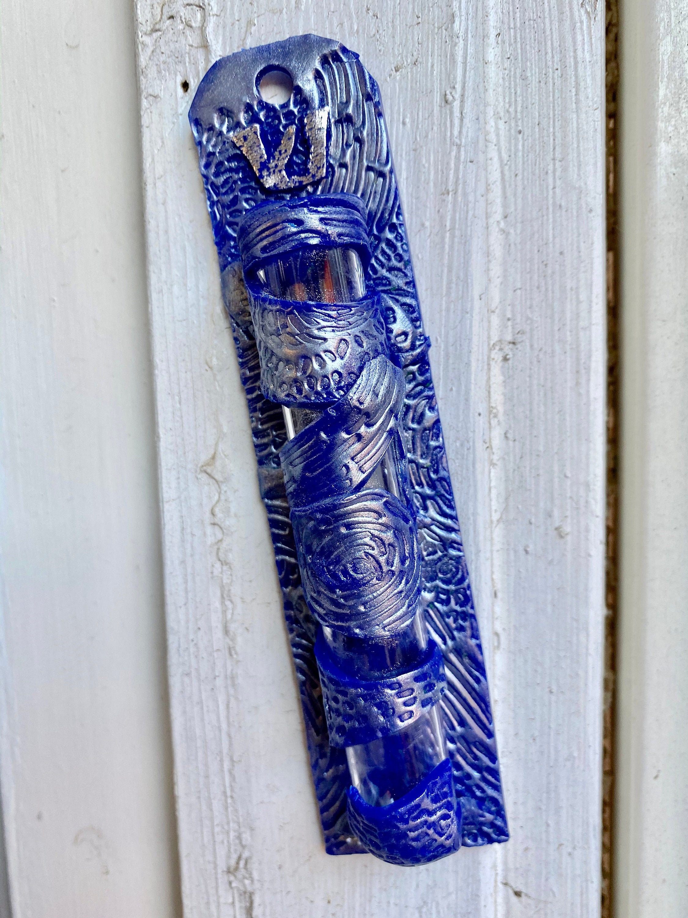 See Scroll Mezuzah 7, Scroll Case, Mezuzah, Polymer Clay, Judaica Etsy