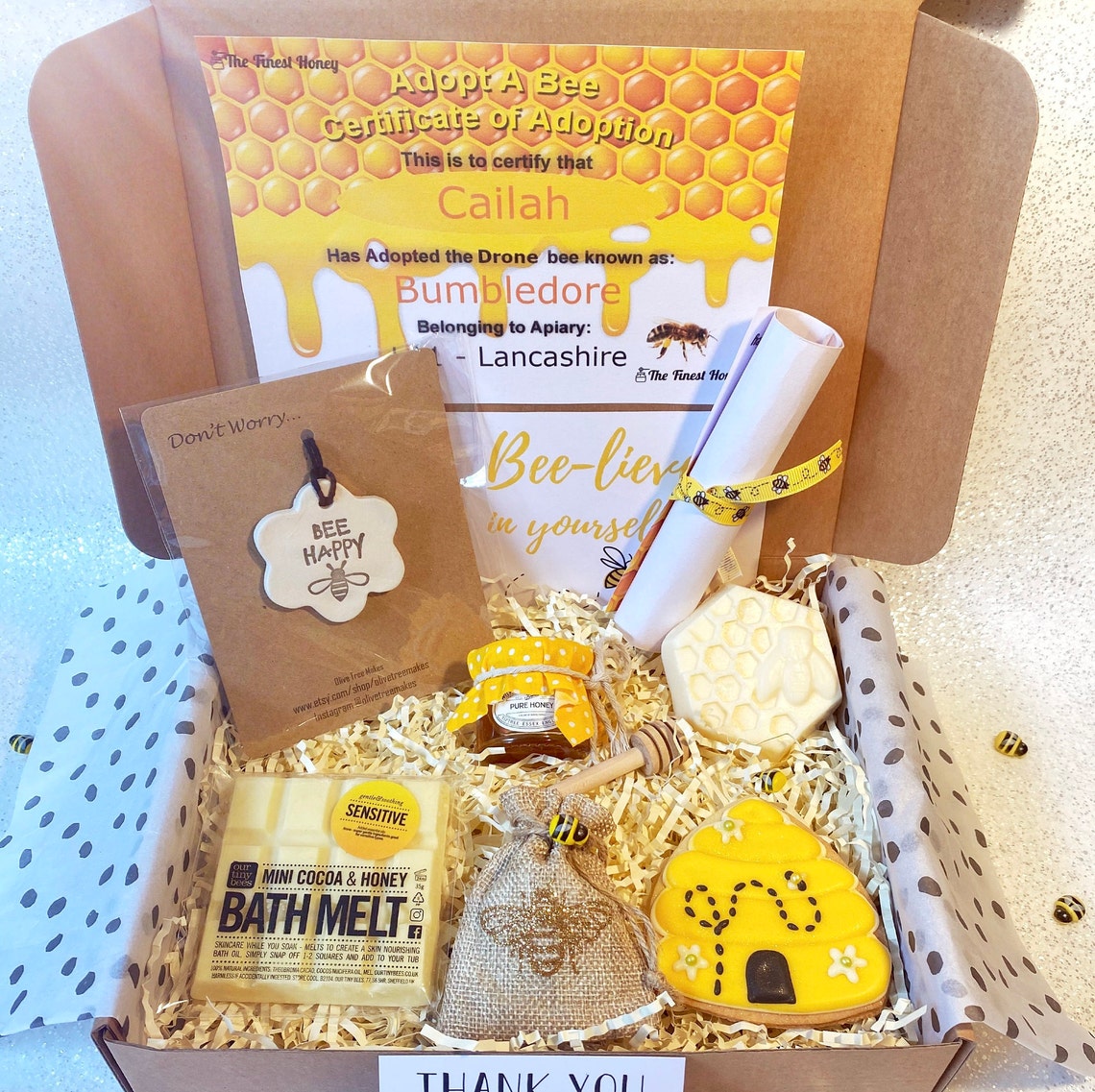 Childrens Bee Themed Gift Box Etsy