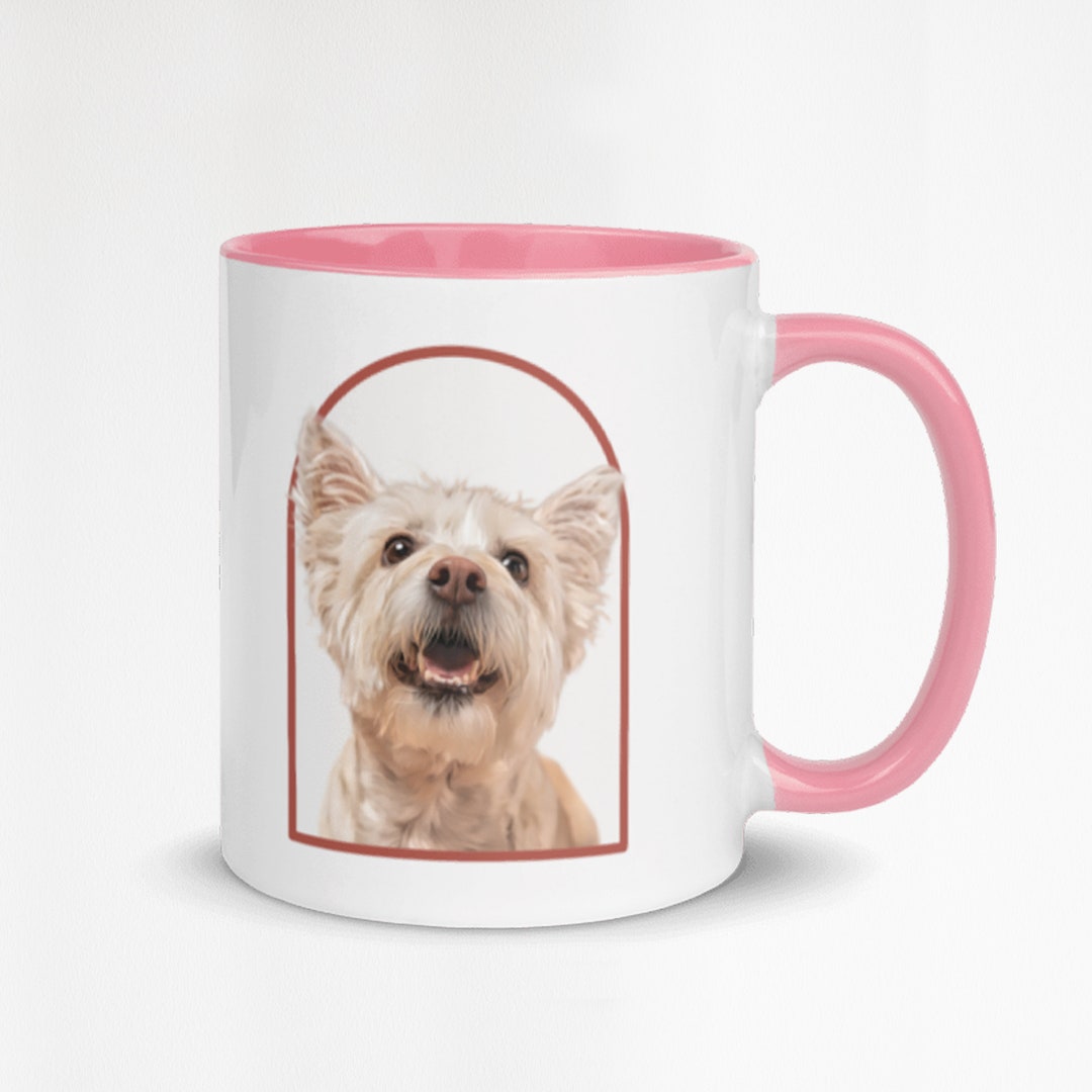Custom Pet Mug Using Pet Photo Name Custom Dog Mug Dog Coffee Cup