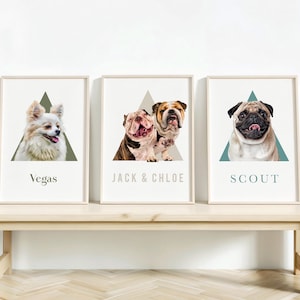 Ritratto personalizzato del tuo animale domestico da foto, opera d'arte commemorativa personalizzata per animali domestici, file digitale o poster stampato, regalo unico per gli amanti degli animali.