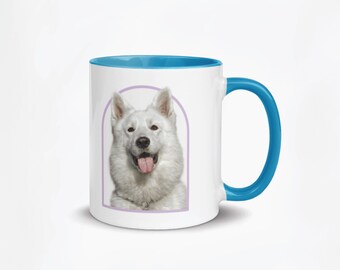Tasses personnalisées pour animal de compagnie : Tasses à café personnalisées pour chien et chat | Ajoutez la photo et le nom de votre animal de compagnie | Tasses pour maman chien et papa chat | Nouvelle tasse de célébration de chien
