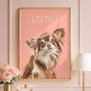 Aangepast huisdierportret van foto | Gepersonaliseerde hond- en katportret | Herdenkingscadeau huisdier | Aangepaste huisdierillustratie | Digitale download