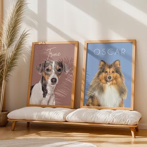 Custom Pet Portrait: Personalized Memorial Art, Dog Cat Rabbit Print or Digital File