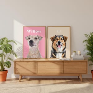 Custom cat portrait as a Father's Day or Mother's Day gift from the pet
