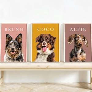 Ritratto di animale domestico da foto - Arte commemorativa personalizzata per animali domestici, file digitale personalizzato o poster stampato, regalo unico per gli amanti degli animali