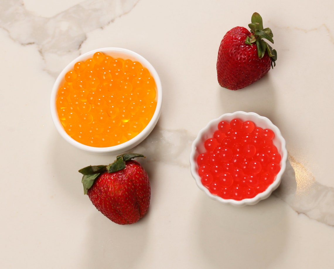 Lychee Popping Boba Bursting boba Popping Pearls DIY Etsy