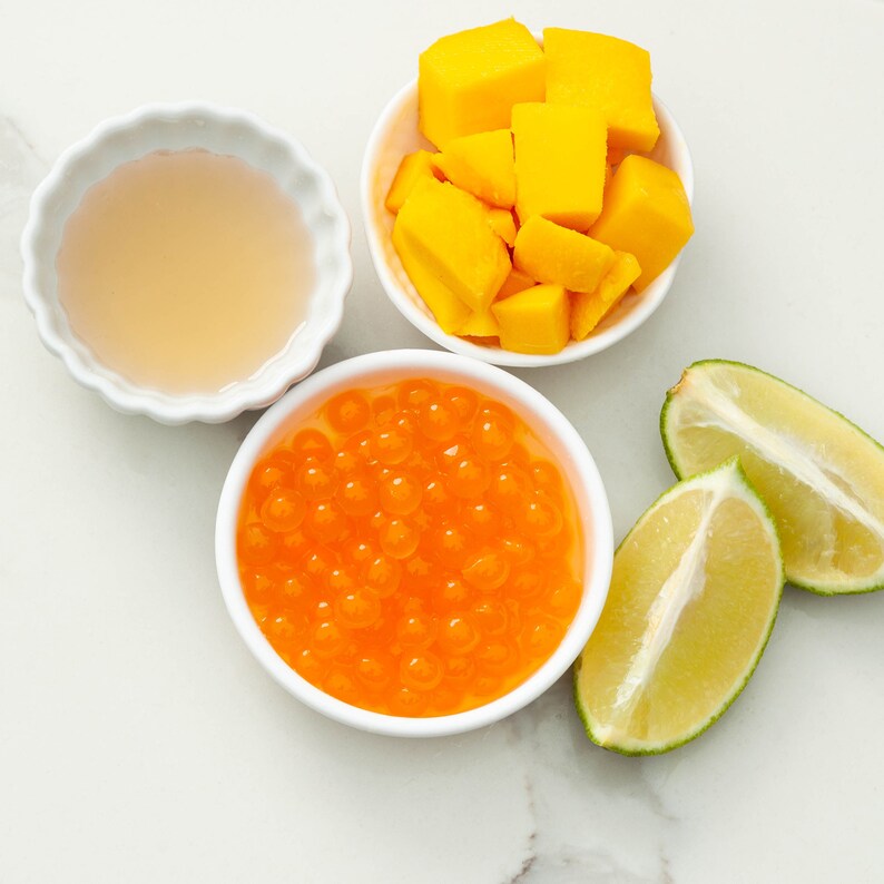 Mango Popping Boba for DIY Bubble Tea Bursting Boba Popping Etsy