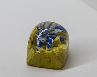 Pokémon artisan keycap, Dialga keycap for cherry mx keyboard, pokemon keycap, DOM keycap , SA keycap