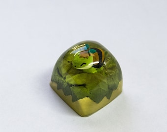 Pokémon artisan keycap, Turtwig keycap for cherry mx keyboard, pokemon keycap, DOM keycap, SA keycap, custom artisan