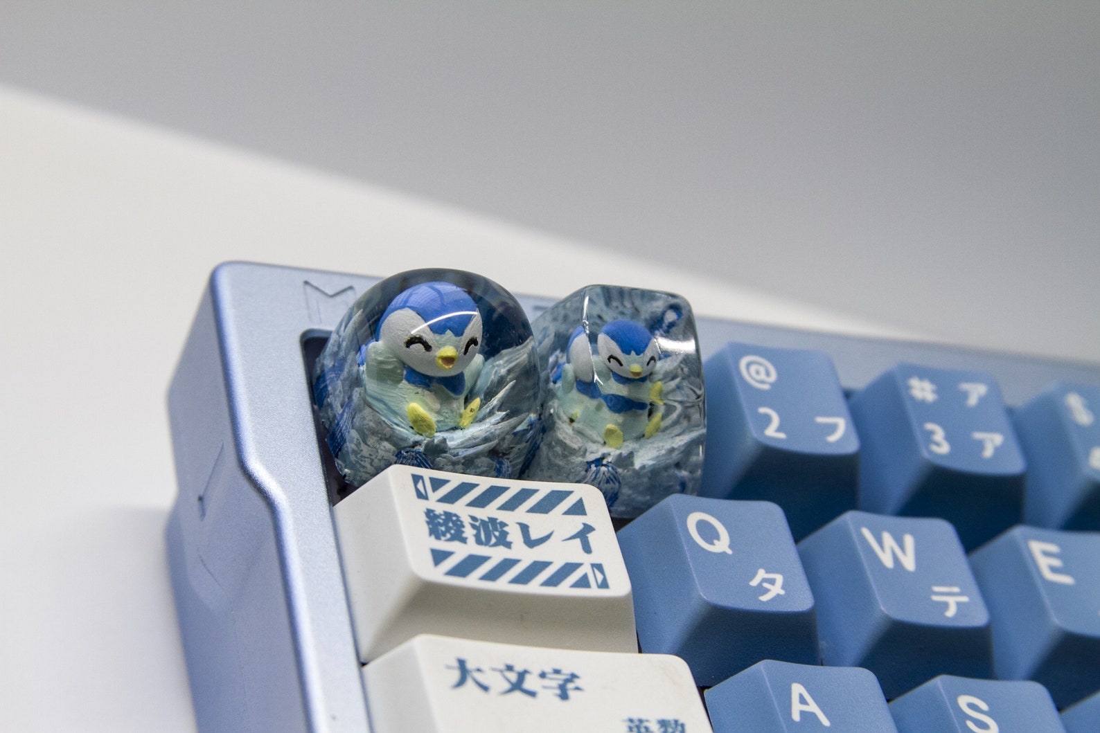 Piplup Pokemon Keycap, Custom Pokemon Artisan Keycap, Handmade Artisan ...