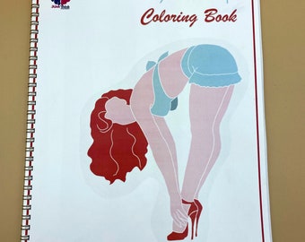 Fantasy Pin-ups Coloring Book