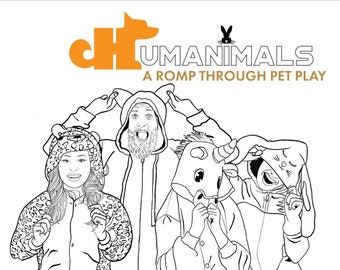 Humanimals: A Romp Through Pet Play adult coloring book