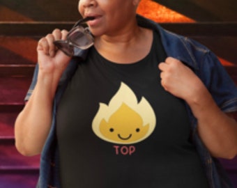 Your Friendly Neighborhood Fire Top (or bottom/slut) unisex t-shirt with unique sleeve detail