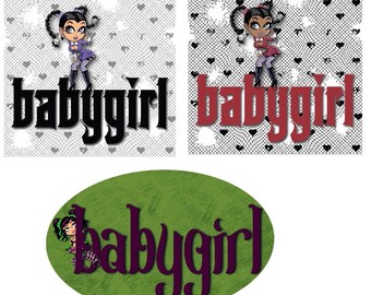 Gothy Girlfriend sticker bundle