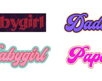 BDSM roles and honorifics decals, ADULT ONLY
