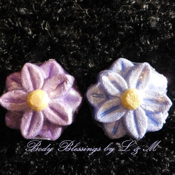 Clematis Flowers Novelty Bath Bombs 3.3 oz.   Perfect Thank you Gift or Gift of Appreciation Available in 70 fragrances!