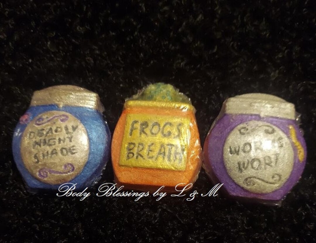 Deadly Night Shade Frogs Breath & Worm Wort Jars 3 Oz Each. Etsy