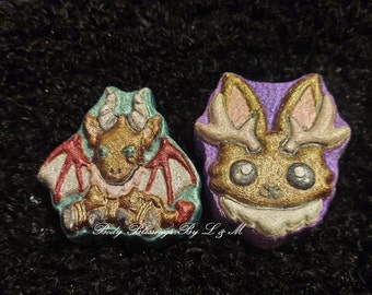 Jersey Devil or Jackalope Cryptids Novelty Bath Bomb 4.4 to 4.8 oz.  Available in 70 Fragrances!