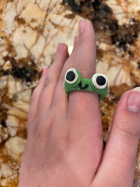 Etsy outlet frog ring