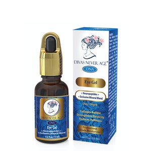 Divas Never Age® Supercharged Anti-Aging Elixir and Eye Serum with Vitamins and Antioxidants - Organic, Natural, Vegan, Cruelty-Free