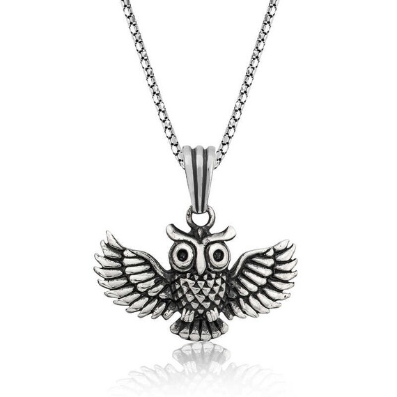 Owl necklace sales mens
