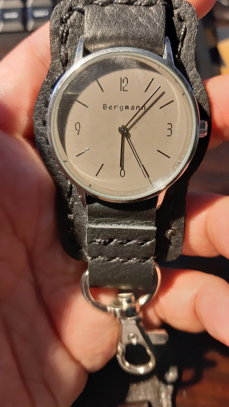 PDF Pattern. Leather Holder for Pocket Watch. Convert Your Old Wrist