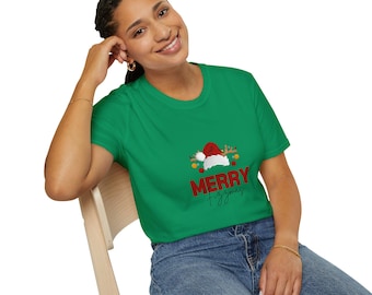 Merry Fizzmas - Arbonne Christmas t-shirt - Fiz Biz team shirt - Unisex Softstyle T-Shirt