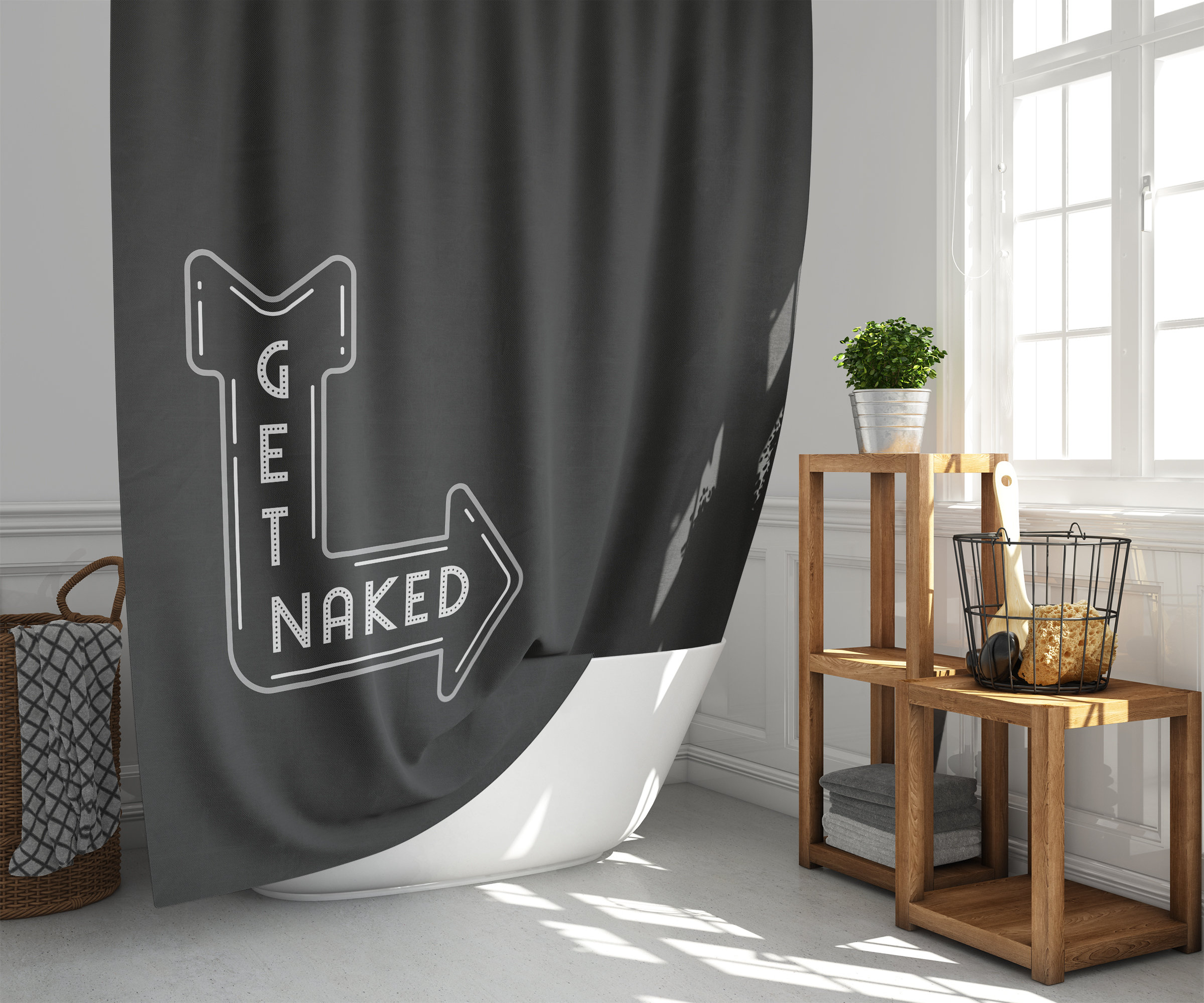 Funny Shower Curtains Collection - Funny Shower Curtain, Funny Bathroom
