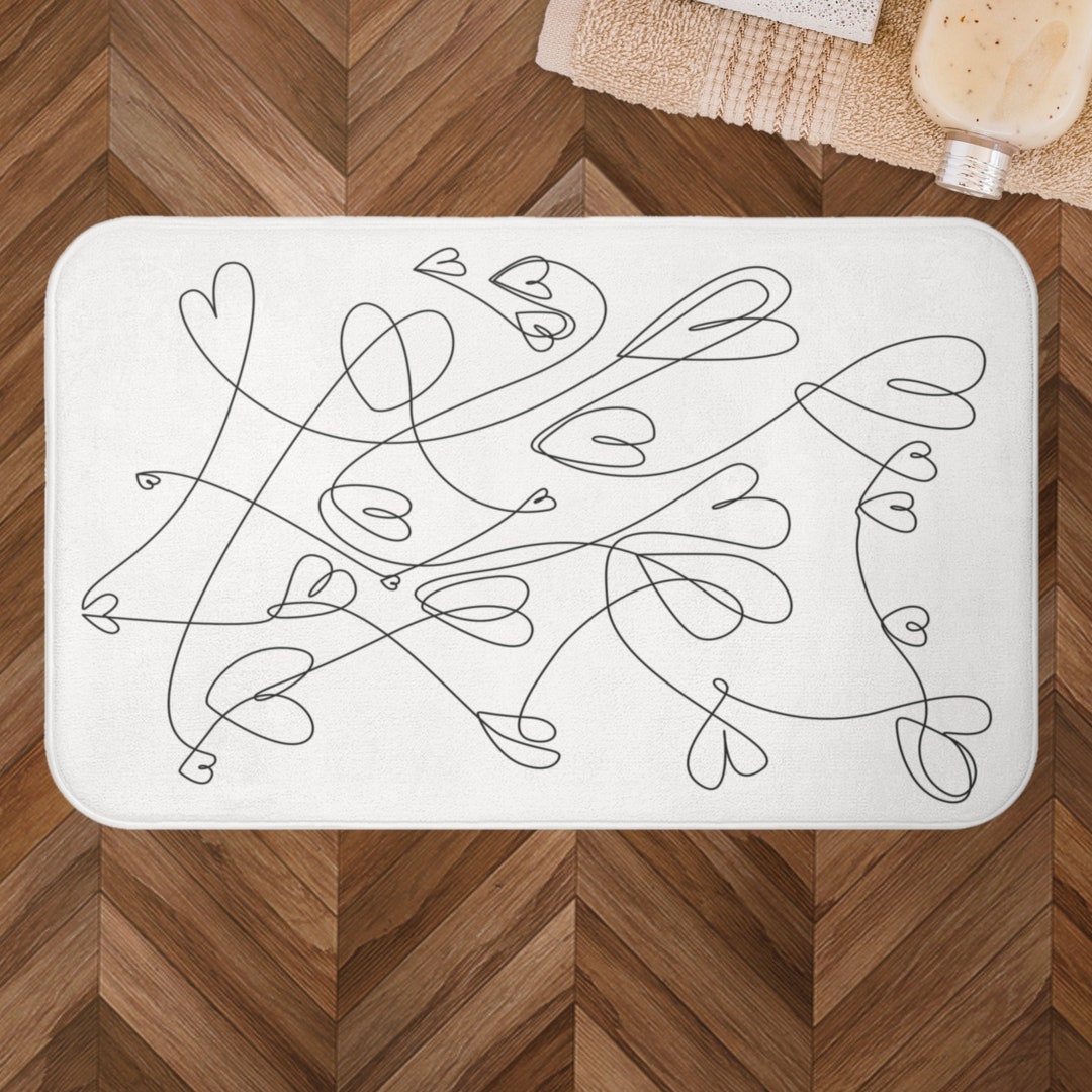 Love Will Keep Us Together Bath Mat Unique, Love Bath Mat, Bathroom