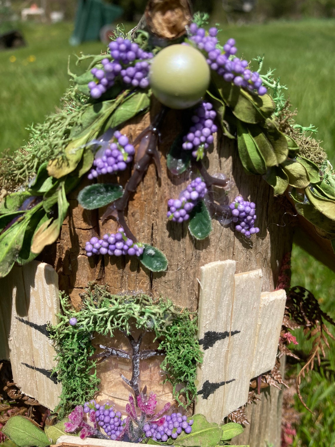 Homemade fairy house made from recycled and natural materials Etsy