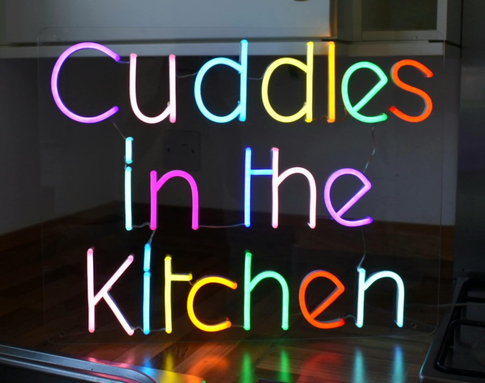 Cuddles In The Kitchen Warm White Neon Sign Etsy Cuddles In The Kitchen Warm White Neon Sign Etsy