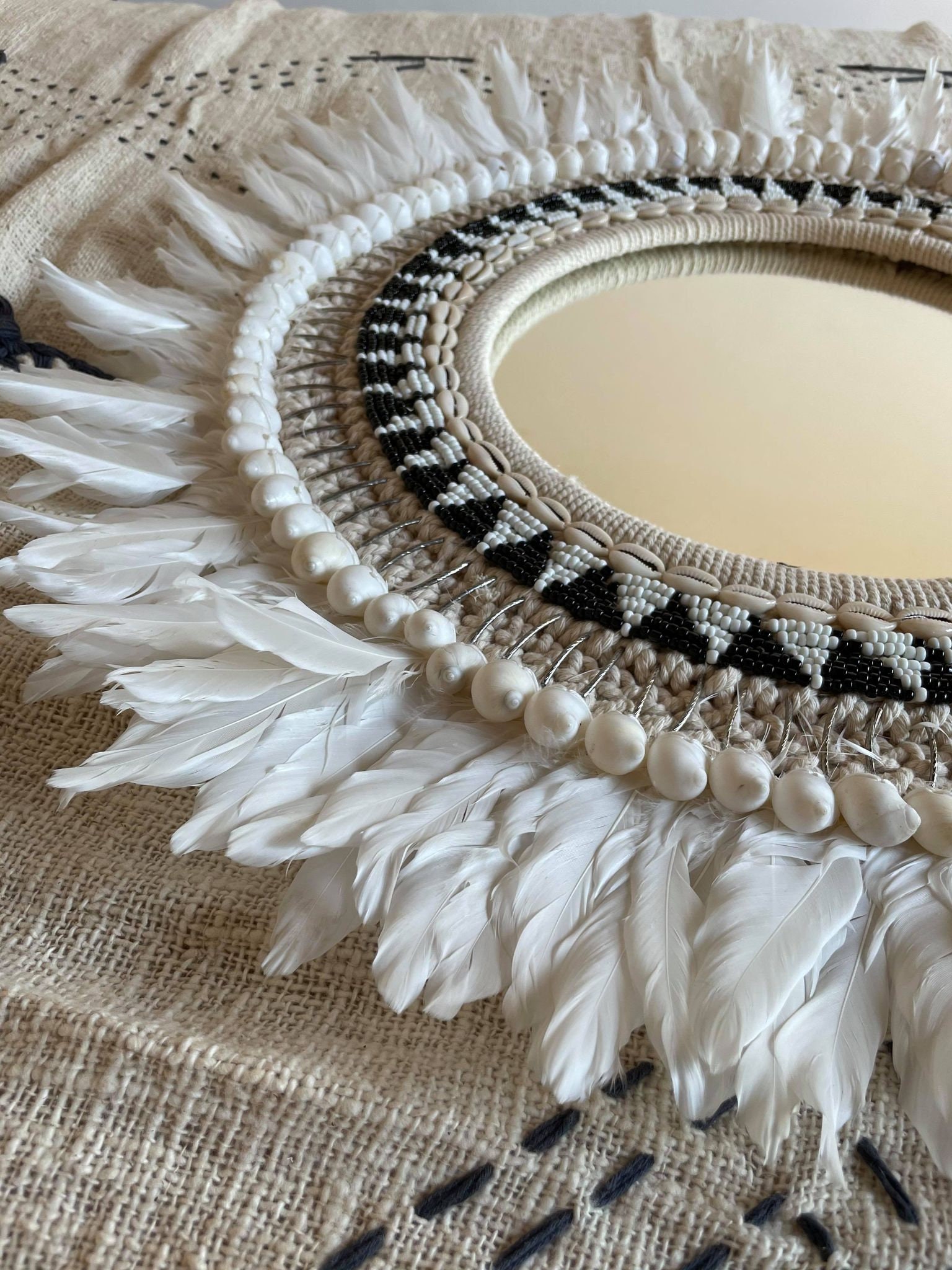 Boho Mirror | Etsy