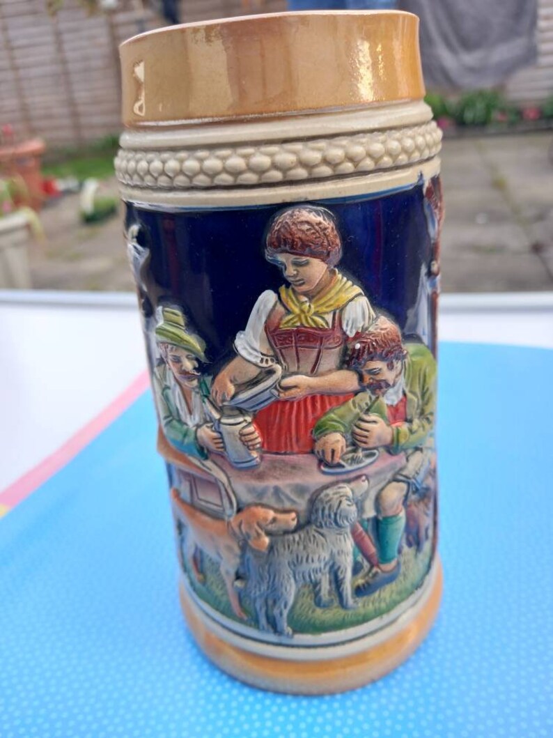 Western Germany Beer Stein Etsy