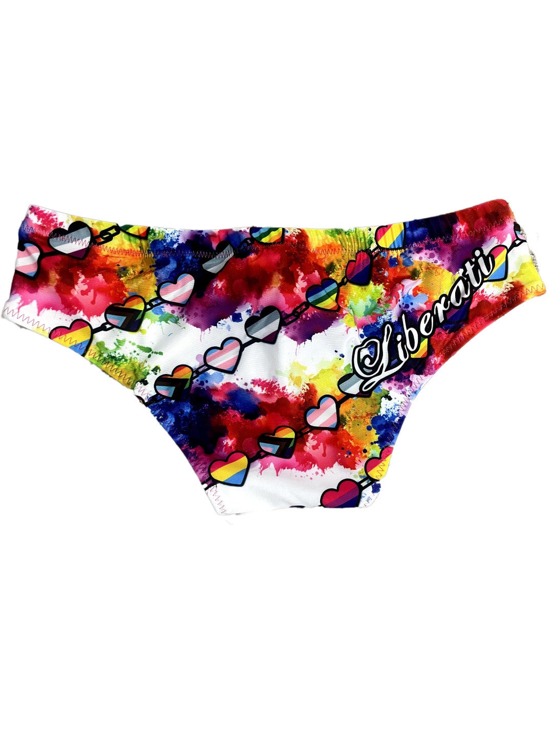 PRIDE HEART SPEEDOS - Etsy