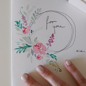 Carte de voeux: For you