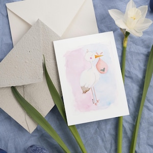 Carte de voeux: Bébé