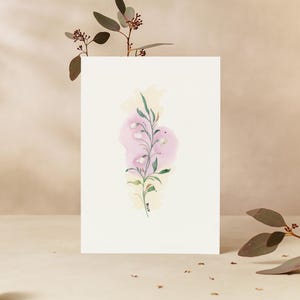 Carte de voeux: Muguet