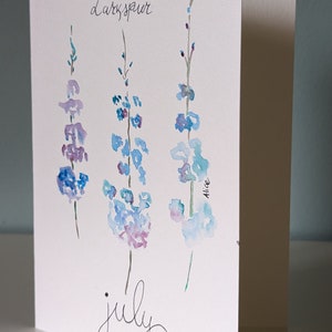 Carte de voeux: Juillet