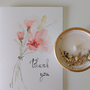 Carte de voeux: Thank you