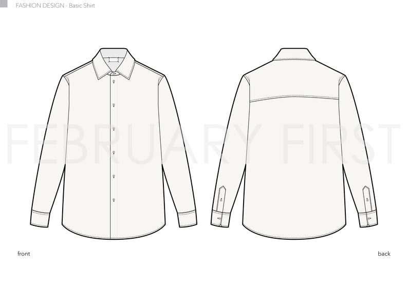 Basic Tops Unisex Adobe Illustrator Template - Etsy