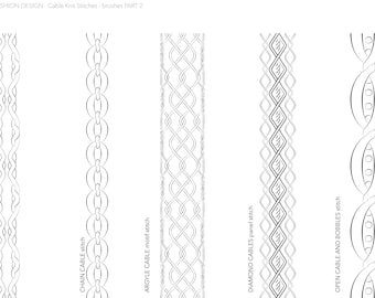 Kabelbreisteken DEEL 2 bibliotheek voor Adobe Illustrator